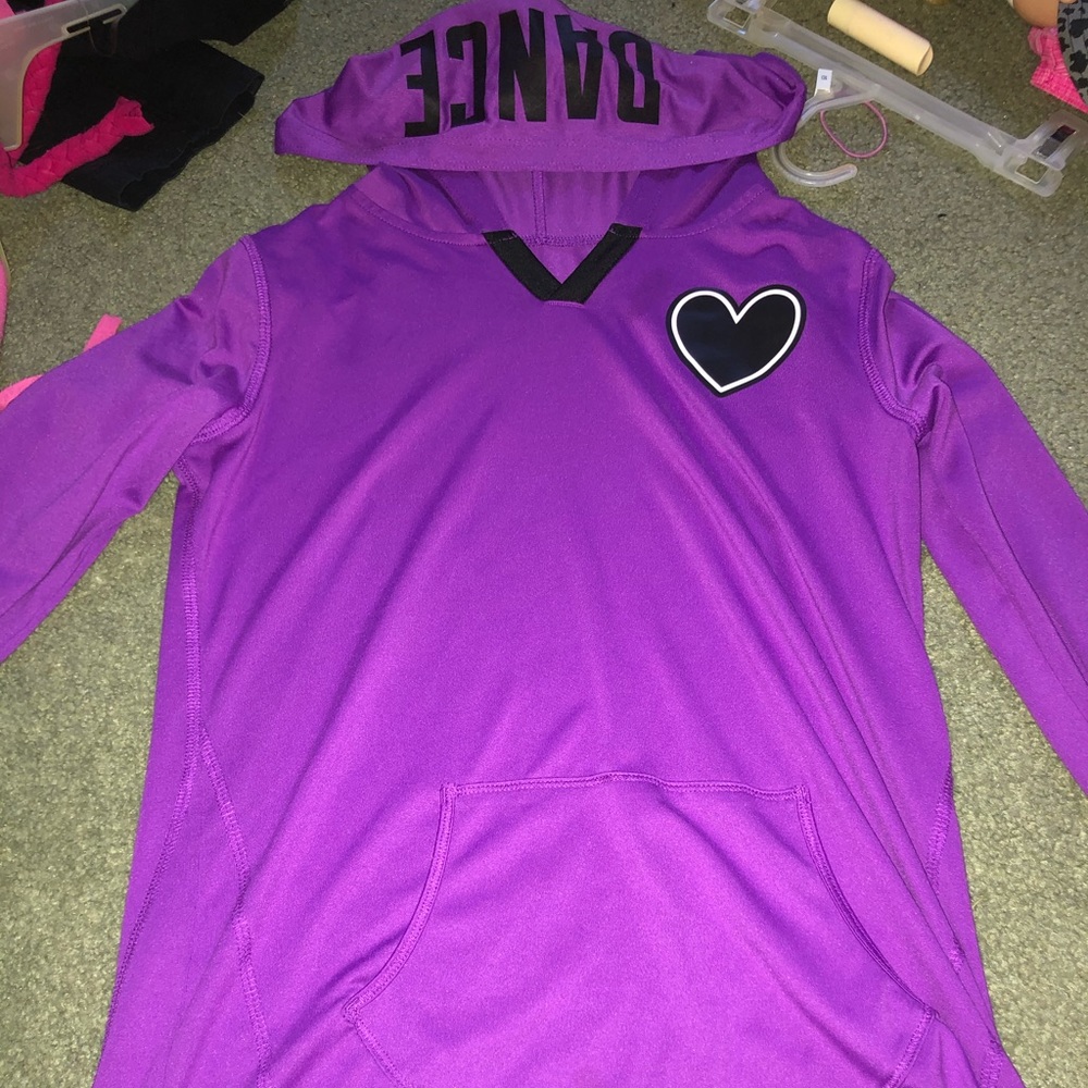 Justice purple dance jacket